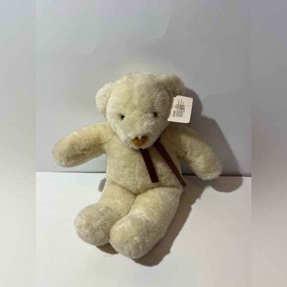 Vintage Flomo Friends Forever Beige Tan Teddy Bear 15” Plush Has Tags - Picture 5 of 13